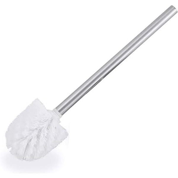 (1pc Only)Toilet Brush With Non Slip Long Metal Handle And Plast