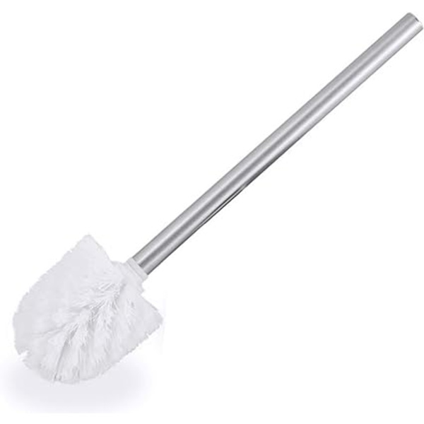 (1st endast) Toalettborste med halkfritt långt metallhandtag och plast