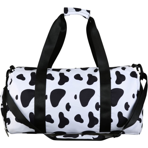 Small Travel Bag for Women Milk Cow Pattern Sports Bag for Women