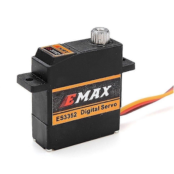 4 stk. EMAX ES3352 12,4g Mini Metal Gear Digital Servo til RC Fly