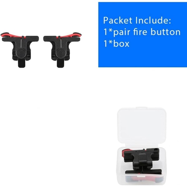 1 Par PUBG Mobile Controller Spelkontroll Game Trigger Aim-knapp L1