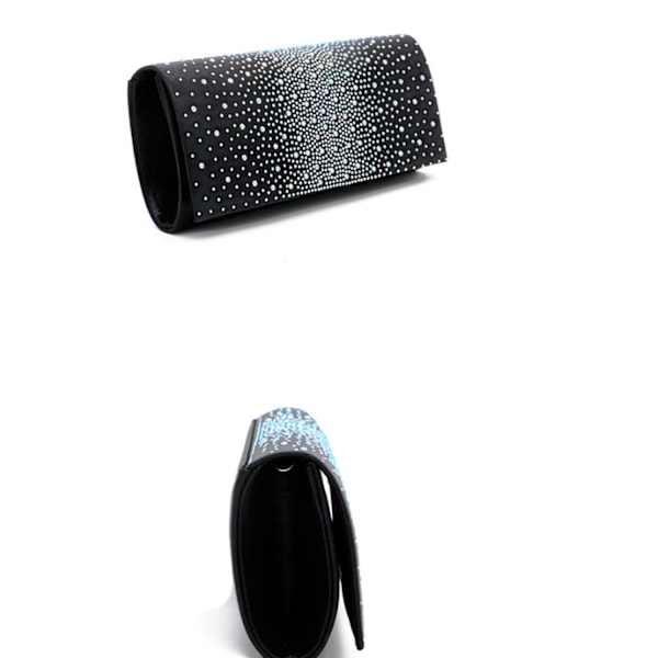 vintage svart diamantveske