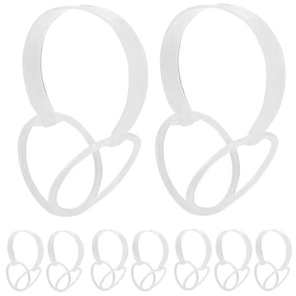 10 kpl Korvalappujen kehyspidike DIY Korvalappujen kehysteline Lämmin korvalappujen kehyspidiketarvike