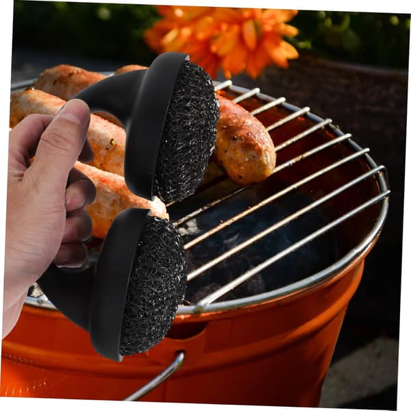 4 st Rengörings- och Skrubbpads i Stål för Gasverktyg, Skrapning