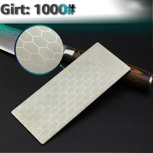 Ultratynn Diamantsliper Slipestein Honeycomb Overflate Dobbeltsidig Sliper Grindstone Verktøy 1000 Grit