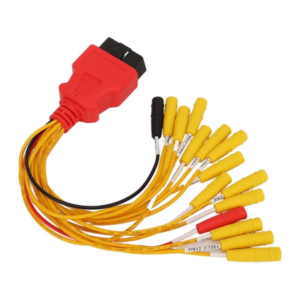 16-benet jumperkabel Sikker forbindelse Hun OBD-stik Diagnostisk kabel Universal til bil SUV Lastbil