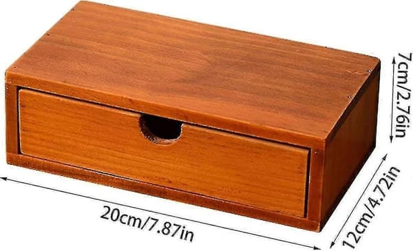 1 st Flytande Hylla Med Låda Rustik Trä Vägghylla Bondgårdsdekor Modernt Sängbord För S