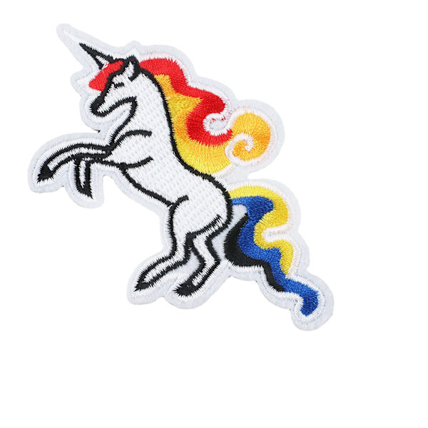 21 st Unicorn-lappar Multi-färgade slumpmässigt blandade Handgjorda lappar A