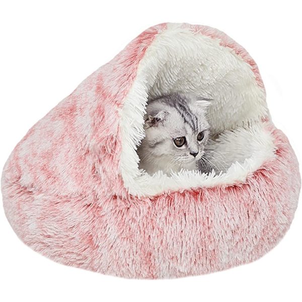 1 Stk (Pink, 50cm) Hule seng til hunde og katte, Anti-stress Lille