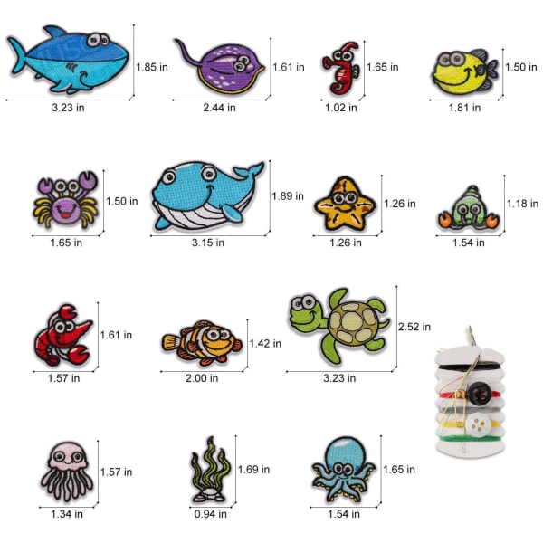 /#/Stryge-på patches 14 stykker stryge-på patches til børn/#/