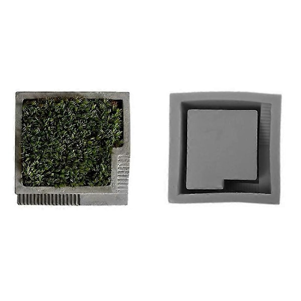 DIY Silikone Betonform Blomsterpotte Plantekasse Cement Vaseform Håndlavet Værktøj C