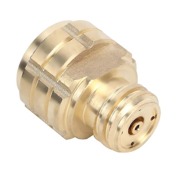 CO2 Cylinder Påfyllningsadapter Hona G1/2 till Hane TR21-4 för SodaStream Soda Club (Guld)