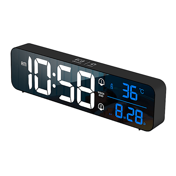 ##/Digitaalinen & herätyskello pöytäkello LED-näyttö päivämäärä lämpötila näyttö##/