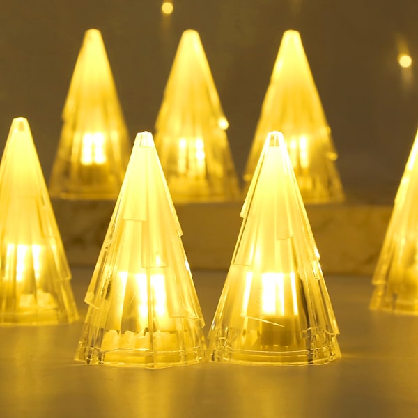 ##/4 stykker jule-isfjell nattlys, LED juledekorasjon##/