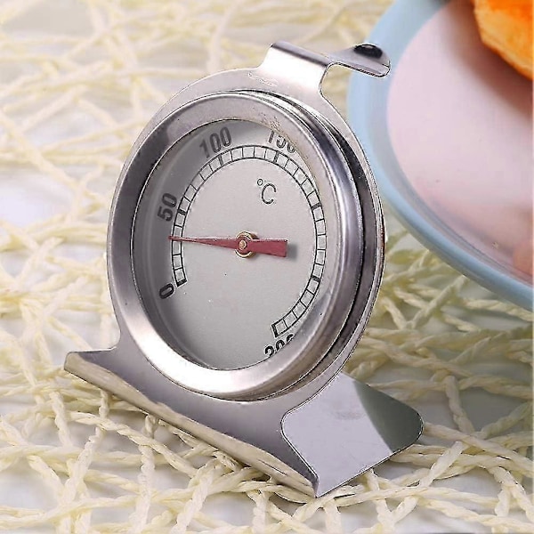 Ugnstermometer - Ugnstermometer i rostfritt stål, mätverktyg för baktemperatur, 1 st