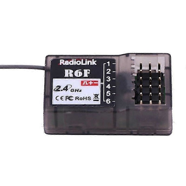 RadioLink R6F 2.4Ghz 6CH 2018 RC Modtager Tilbehør til RC6GS RC4GS RC3S RC4G T8FB Sender Hot S