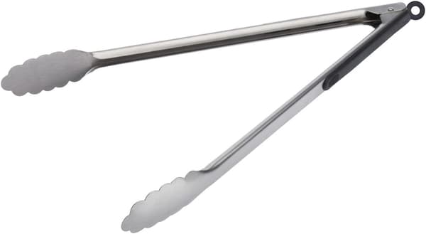 1 Grillauspihdit, Ruostumaton teräs/muovi, Pituus: 39,4 cm, Lukittava