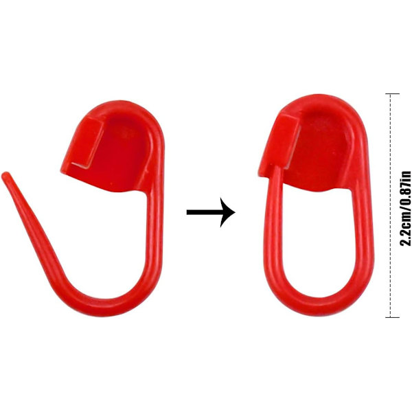 120 stycken stickmarkörer, låsande stiftmarkörer för stickning virkning