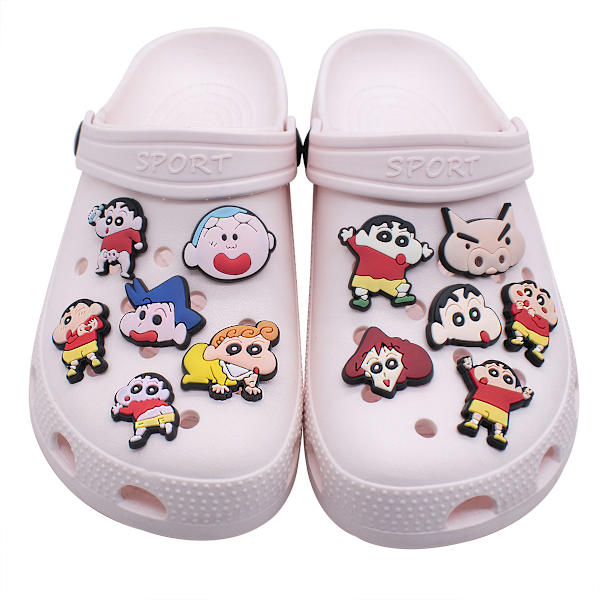 25 st Unisex Skocharm, Flerfärgade