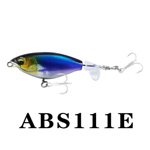 Kunstig agn fiskekrog agn med propel top agn 12 stykker