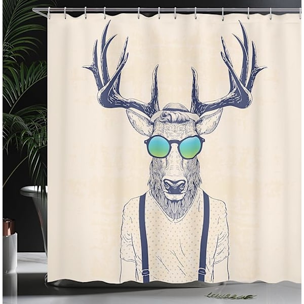 Duschdraperi (180cm*180cm Renväxter), Funky Fresh Fun Animal