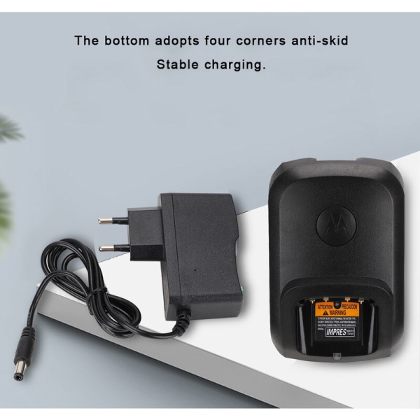 100-240V Walkie Talkie Laddare (EU-kontakt) för Motorola XIR P8268 D