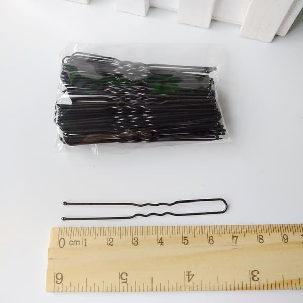 50 kpl (7 cm) U-muotoisia hiusneuloja naisille ja tytöille