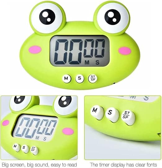 Køkken Timer, Køkken Timer med LCD Display, Magnetisk Køkken