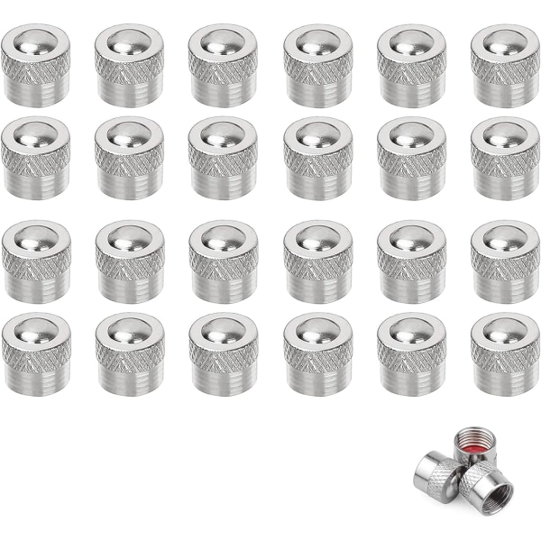 24 Pack Car Metal Valve Caps Cap Wheel Valve Cap Tire Valve Cove