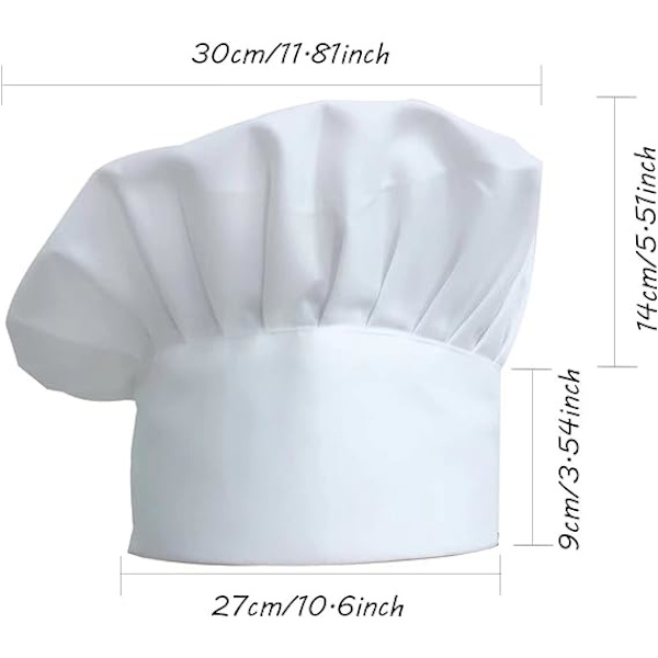 2 st Unisex Kockmössa med Justerbar Elastisk Band för Män och Kvinnor