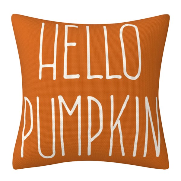 ##/(4 stk) Pumpekinløv Putetrekk 45*45cm##/
