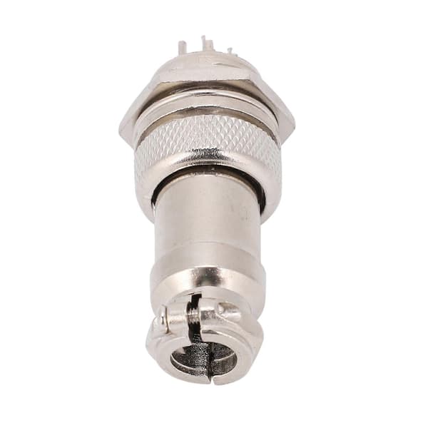 5 stk. Aviation Plug Connector Hann Hunn Wire Panel Strøm Chassis Metallbeslag GX16 16mm 450V6pin