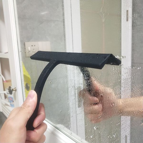 Bruse Squeegee med Sugkopholder - 22,5 cm Sort - Vindue