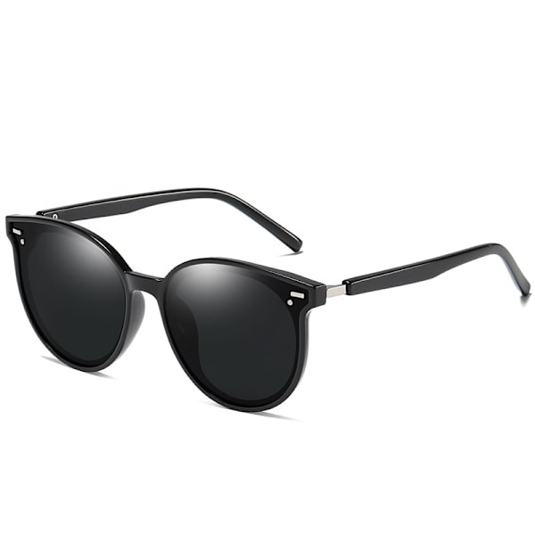 Klassiska Runda Solglasögon för Kvinnor Män Retro Vintage Shades Larg