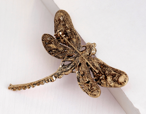 Dragonfly-knapper Brosje, Skjortepinne-knapper, Sikkerhetsnål, Forebygg