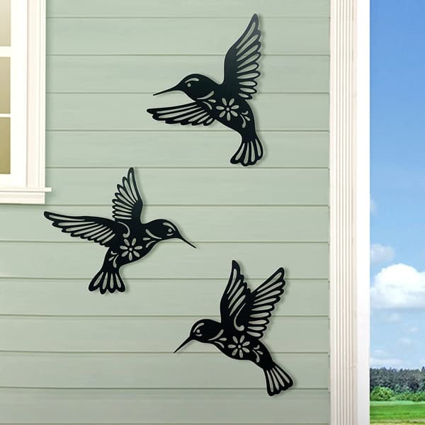 ##/Stykke Metallveggkunst - Kolibri Veggdekor | Kolibri Smijern##/