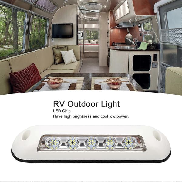 RV Utendørs Lys LED Belysning Lampe Innendørs Leselys Bar Markise Båt Veranda Lys 24V