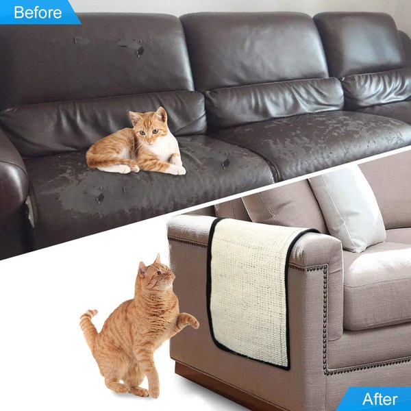 2 stk. Katt Klømatte, Sofa Møbler Gulv Vegg Beskytter, Han