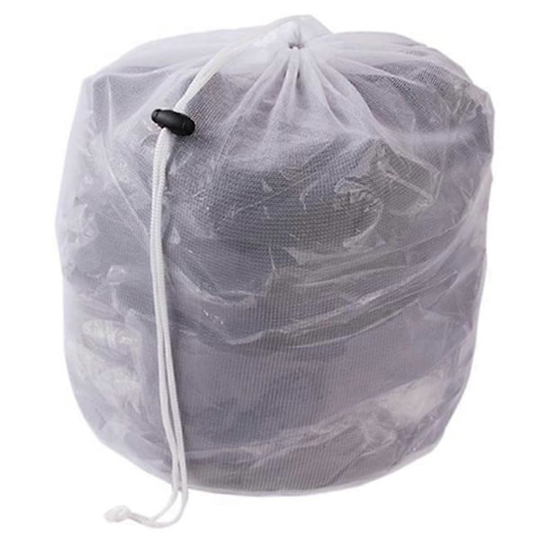 Vaskepose med snøre, net, vaskemaskine, kraftig, tyknet netpose M Style 2