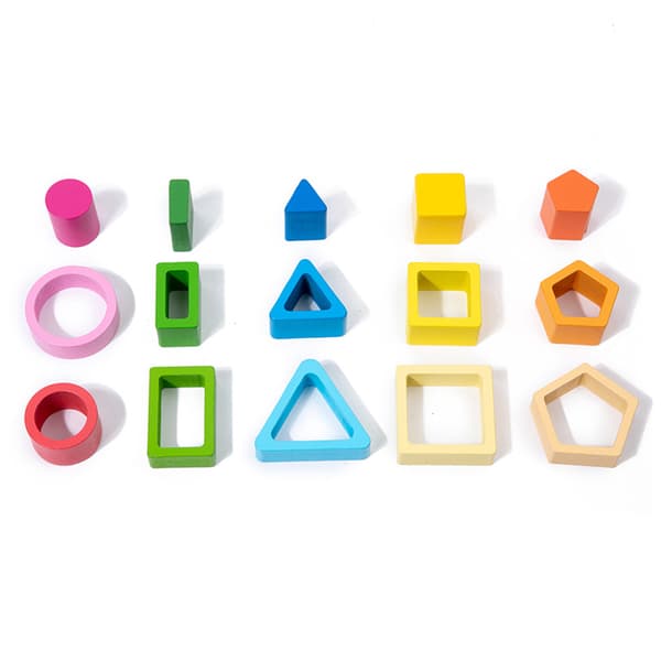 ##/15 st geometriska byggklossar för barn, pedagogiska##/