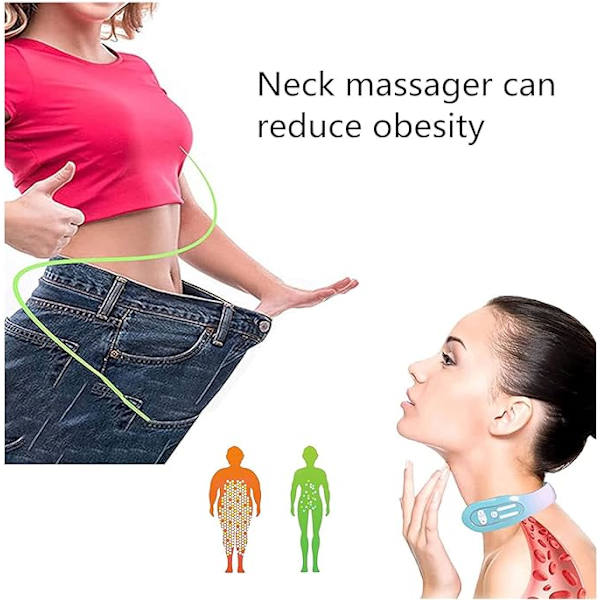 Cervikal nakkemassagemaskine (blå gradientfarve), nakkemassage