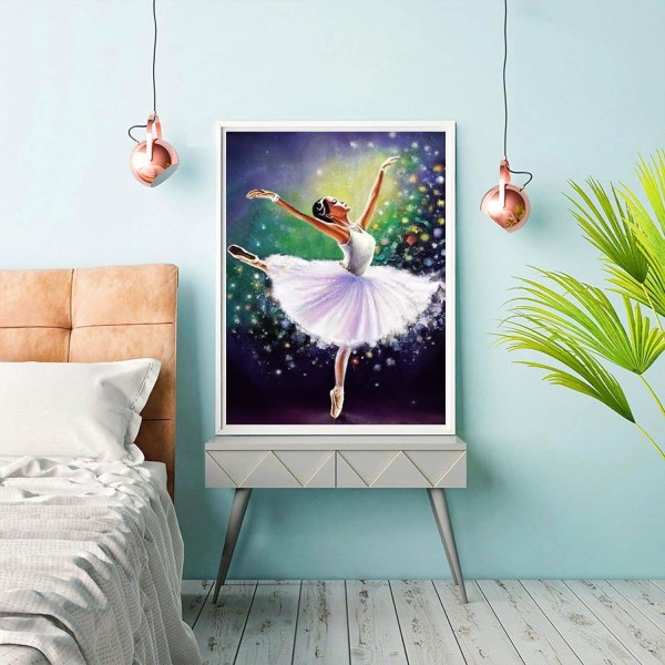 Timanttimaalaus 5D Timanttimaalaus Tanssiva Nainen DIY Kristalli R