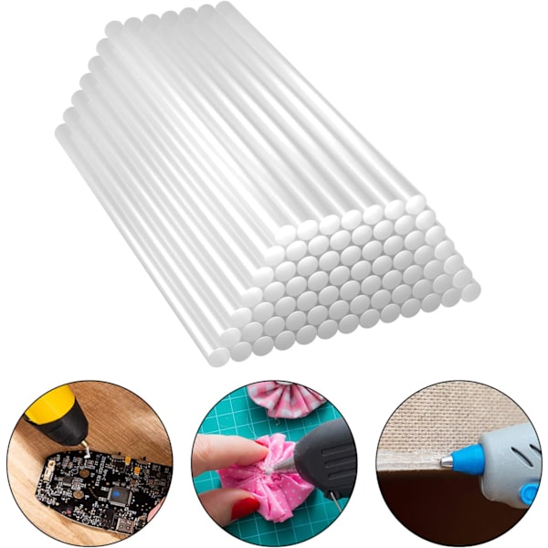 ##/70 kpl 7x150mm läpinäkyviä kuumaliimapuikkoja kuumaliimapistoolin##/