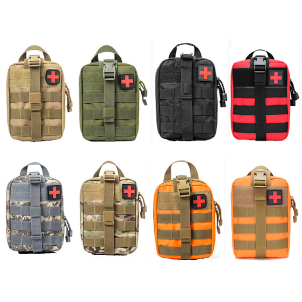 ##/Resekit för första hjälpen (arméggrön), multifunktionell EDC-väska##/