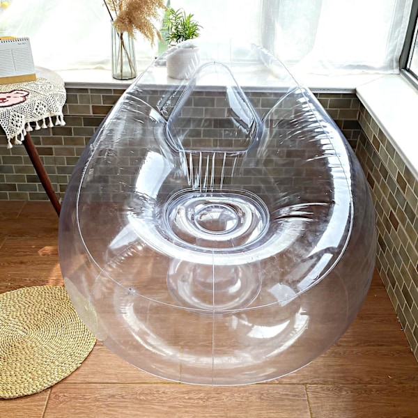 Uppblåsbar Stol Transparent Uppblåsbar Soffstol Soffa Uppblåsbar Soffa