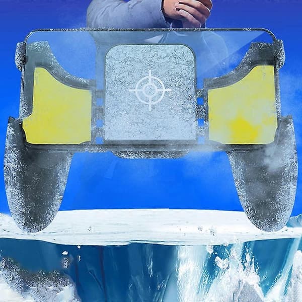 Spill Gamepad Halvleder Kjøling Rask Nedkjøling Universal Telefon Kjølevifte Spillgrep Håndtak for Android 1