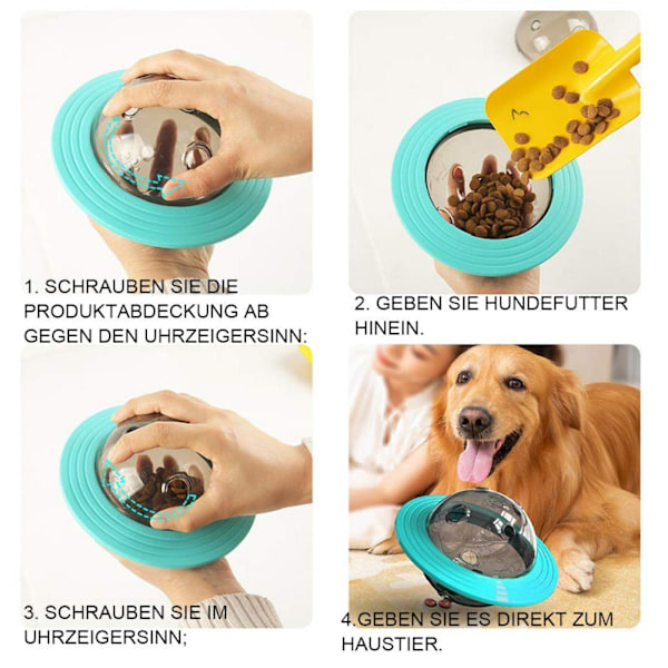 Snackball godis hundleksak interaktiv spill matdispenser