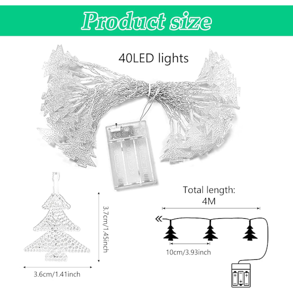 ##/Jouluvalot, 4M 40 LED Jouluvalot, LED Jouluvalot D##/