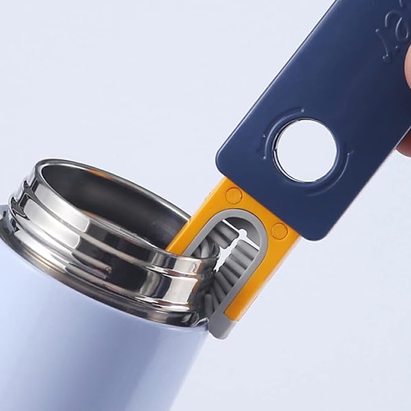 Sininen, 4-in-1 Space Bottle Groove -puhdistusharja rakoihin