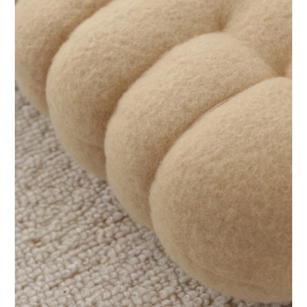 (Beige) 1 st Söt Falsk Keks Rektangulär Kudde Kudde för